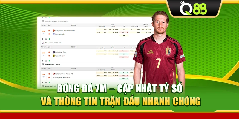 Bóng Đá 7M – Cập Nhật Tỷ Số Và Thông Tin Trận Đấu Nhanh Chóng