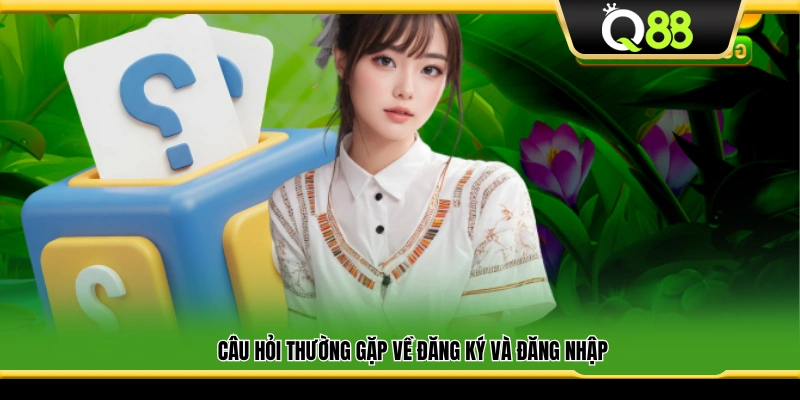 Các thắc mắc liên quan đến đăng ký và đăng nhập