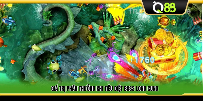 Mức thưởng nhận được khi hạ Boss Long Cung