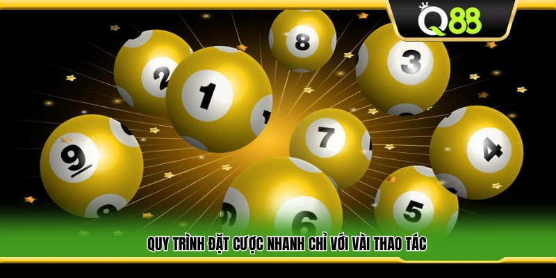 Quy trình cược diễn ra nhanh gọn chỉ vài thao tác