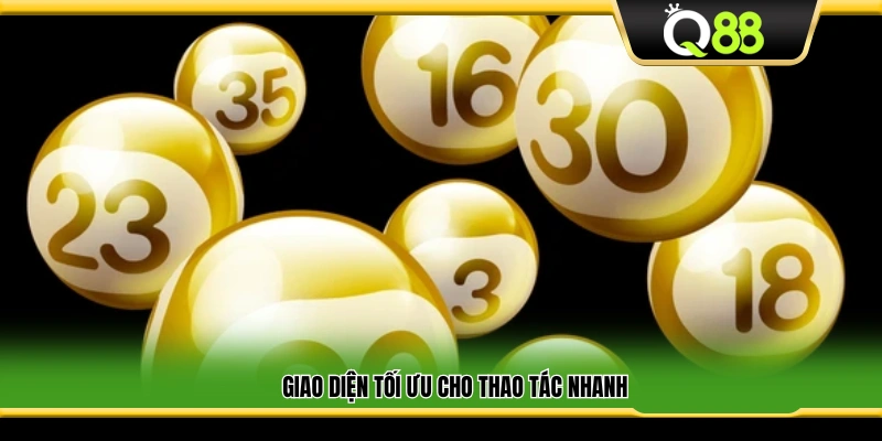 Giao diện thiết kế để thao tác tốc độ