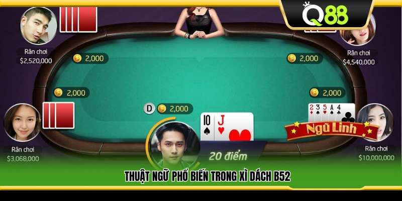 Thuật ngữ quen thuộc khi chơi xì dách B52